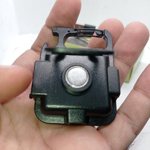 Portable COB Flashlight - Emergency Light with Rechargeable Keychain - Durable Plastic Casing