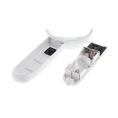 Portable 65mm 4x Handheld Magnifier With High-quality Magnifying Glass Led Lights Mg6b-4