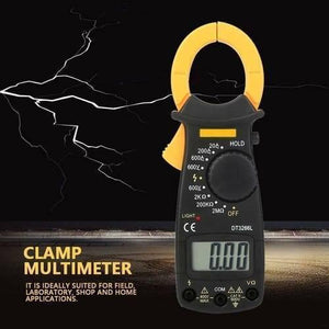 Portable Handheld Digital Clamp Meter Dt3266l Ac Dc Multimeter Voltage Current Resistance Tester