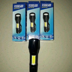 Portable Mini Telescopic Zoom Xpe Cob Led Main Light White Light