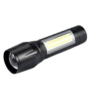 Portable Mini Telescopic Zoom Xpe Cob Led Main Light White Light