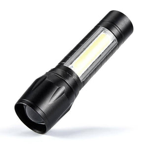 Portable Mini Telescopic Zoom Xpe Cob Led Main Light White Light