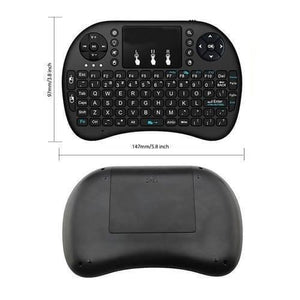 Portable Mini Wireless Keyboard Controller With Touchpad Mouse Combo And Backlight