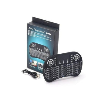 Portable Mini Wireless Keyboard Controller With Touchpad Mouse Combo And Backlight