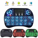 Portable Mini Wireless Keyboard Controller With Touchpad Mouse Combo And Backlight