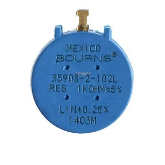 1k Multiturn Potentiometer 1k Ohm 2w Bourns Pot 3590s-2-102l