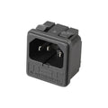 Power Socket 15a 250v Ac 3 Terminal Power Socket With Fuse Holder Connector Power Plug