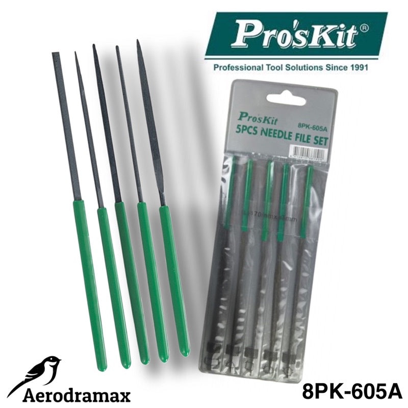 Pro’sKit 8PK-605A 5Pcs Needle File Set