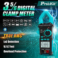 Proskit MT-3209 3-5/6 AC/DC Digital Clamp Meter, LED Lighting, LCD Digital Display, Sound and Light Buzzer, Electric Maintenance