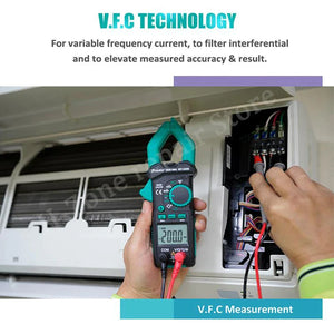 Proskit MT-3209 3-5/6 AC/DC Digital Clamp Meter, LED Lighting, LCD Digital Display, Sound and Light Buzzer, Electric Maintenance