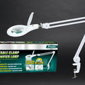 Proskit MA 1209 Clip-on 5D Magnifying Glass LED Light - Perfect for Tool Repair and Detailed Work
