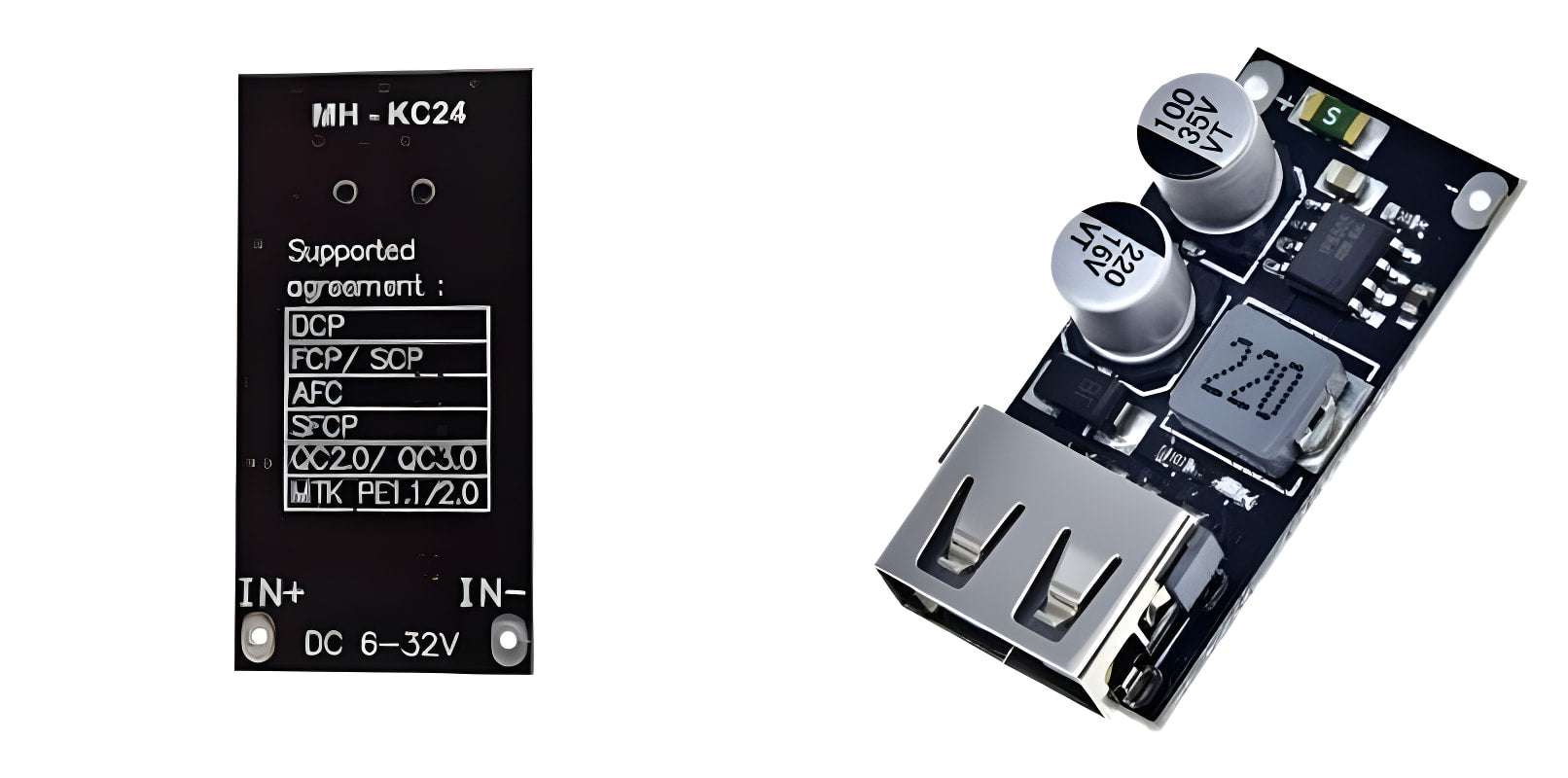 Mh-kc24 Qc3.0 Qc2.0 Usb Quick Charging Board Module Dc To Dc Buck Converter