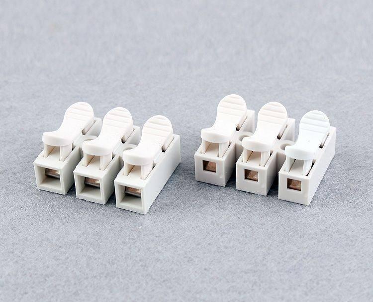3pin Quick Connector Cable Clamp Terminal Block Spring Connector Wire 3pin