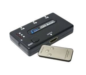 3 Port Hdmi Switch Hub With Remote Control