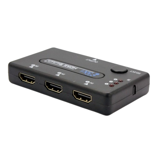 3 Port Hdmi Switch Hub With Remote Control
