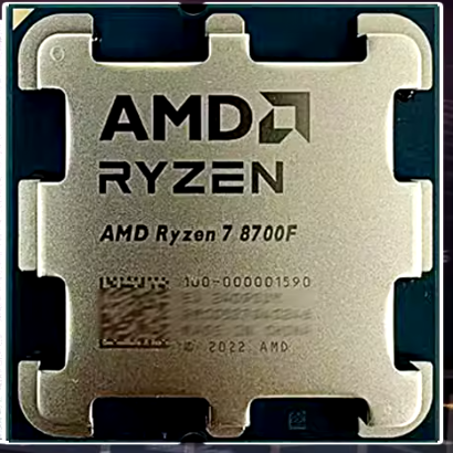 On Demand AMD Ryzen R7 8700F Processor 8 cores and 16 threads