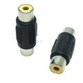 RCA Joiner Coupler Single Female to Female AV Audio Video Cable Cord Socket