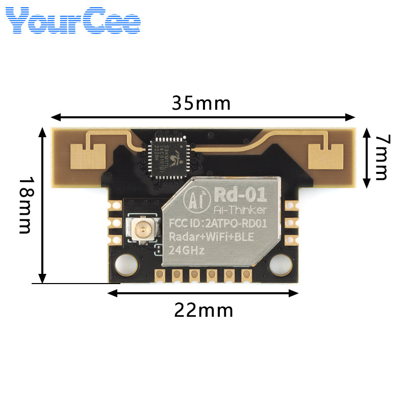 Ai Thinker Rd-01 24g Radar Human Body Sensor Radar+ble+wifi