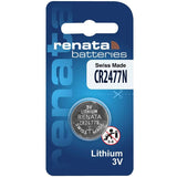 RENATA Cell Lithium Battery 3V CR2477N 1 Pieces