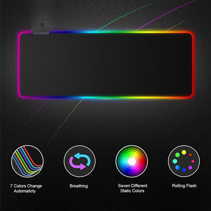 RGB Luminous Gaming Mouse Pad
