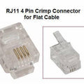 RJ11 4 pin Crimp Connector