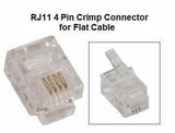 RJ11 4 pin Crimp Connector