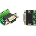 Rs232 Adapter Serial Connection Db9-male To 9-pin Terminal Block Breakout Board