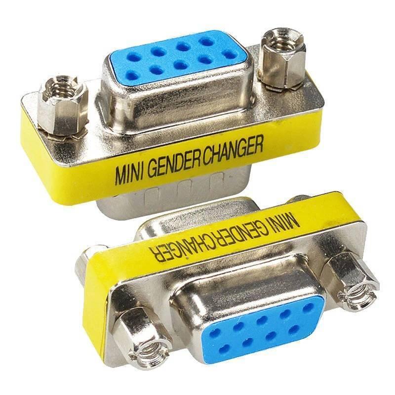 Rs232 Db9 Female To Female Changer Converter 9 Pin