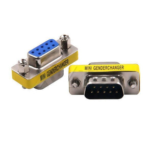 Rs232 Db9 Male To Female Changer Converter 9 Pin