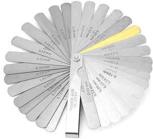 Rangefinder Feeler Gauge 0.04–0.88mm 32 Blades | Metric Valve Thickness Gauge