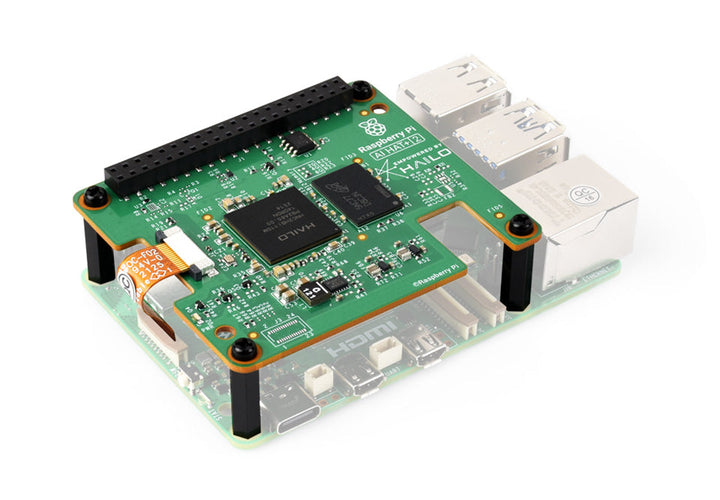 On-demand Official Raspberry Pi AI HAT+ 2, Built-in Hailo-10H AI Accelerator And 8GB Onboard RAM, Comes With Heatsink