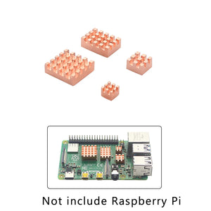 Raspberry Pi 4 Model b Heatsink Metal Copper Heatsink Passive Cooling Pad Heat Dissipation Radiator For Raspberry Pi 4