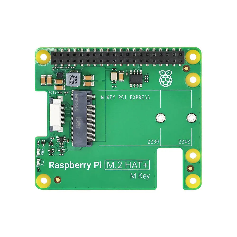 Raspberry Pi 5 Official M.2 HAT+ (M Key) – NVMe & PCIe Expansion Board