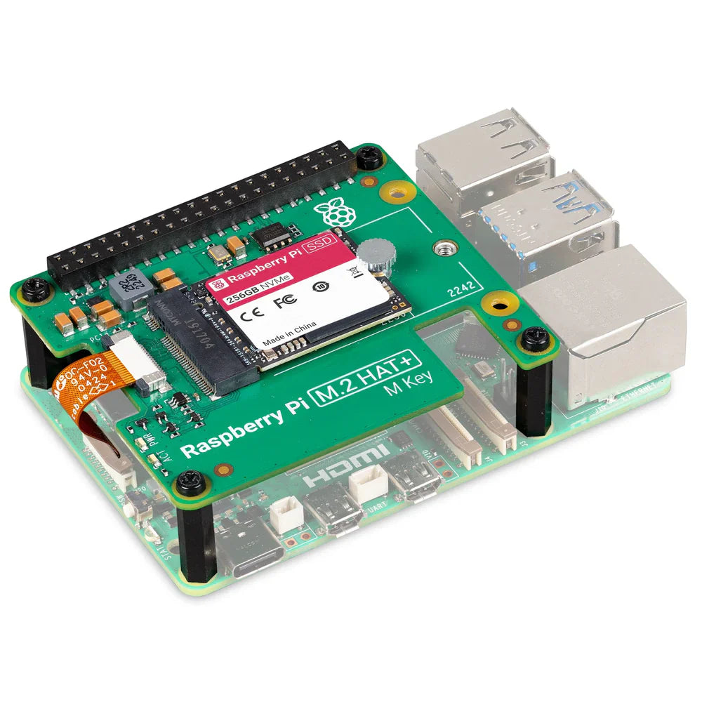 256gb Raspberry Pi Ssd Kit Ssd Kit M.2 Ssd & M.2 Hat