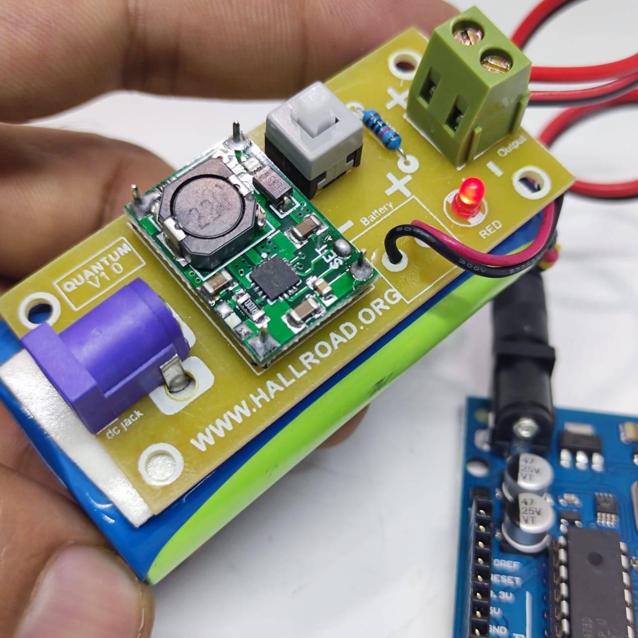 Rechargeable Battery Pack For Arduino And Robot Power Supply With Charger