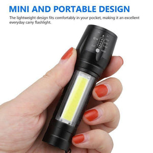 Rechargeable Cob Light Flashlight