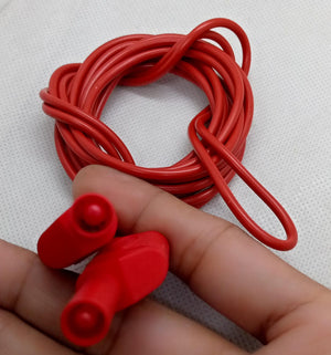 Red Banana Clip Wires 2 Meter | High-Quality Test Leads | Digilog.pk