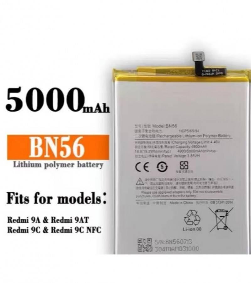Original Xiaomi Redmi 9a 9c Poco M2 Pro Battery Replacement Bn56 Battery With 5000mah Capacity Silver