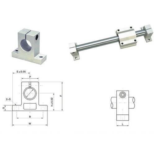 Sk8 Sh8a 8mm Linear Rail Shaft Support Xyz Table 3d Printer Cnc Mount Rod Holder