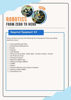 Arduino Kit For The Itu Kids Course Robotics From Zero To Hero In Lahore