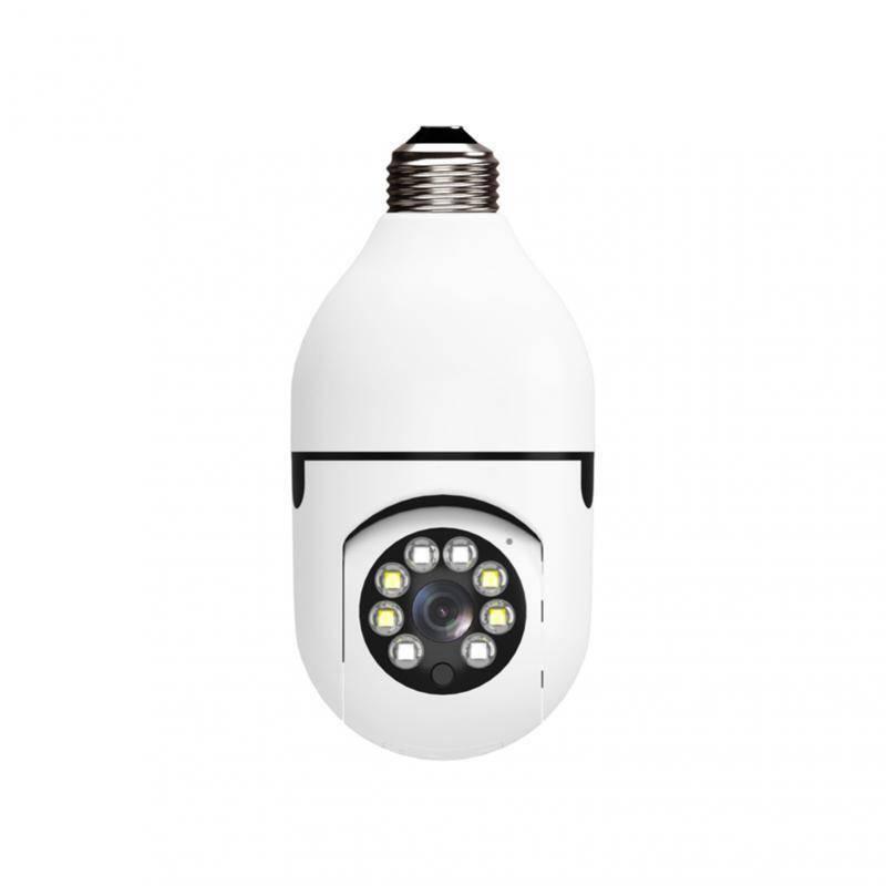 Camera V380 Pro E27 360 Degree Led Light 1080p Wireless Panoramic Home Security Bulb Lamp Ip Camera