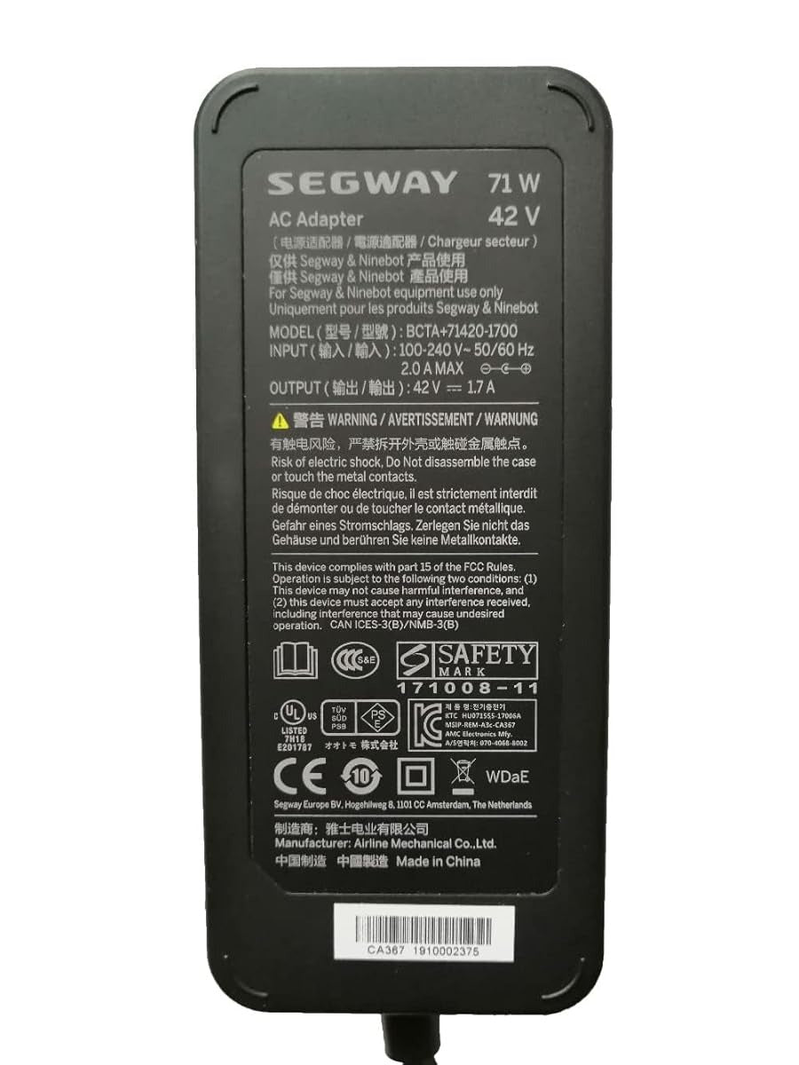 SEGWAY 42v 1.7a Power Supply Adapter