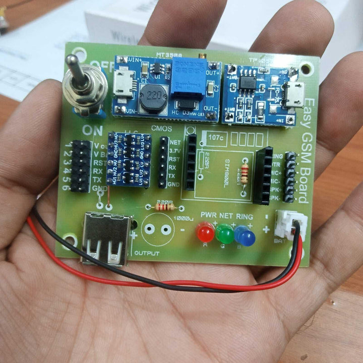 Sim800l Easy Gsm Board Gsm Breakout Board With Battery Sim800l Gsm Shield