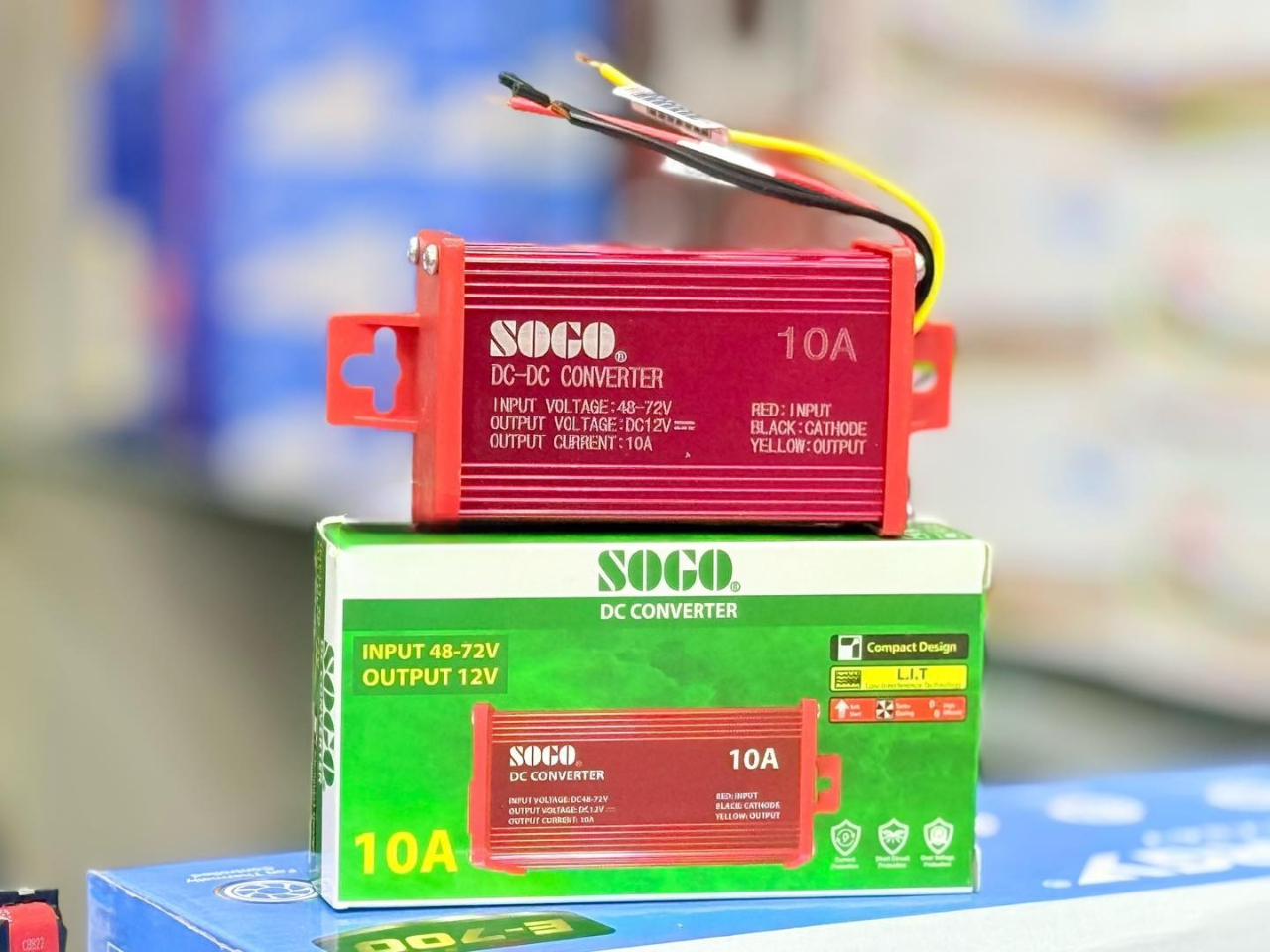SOGO 10A DC Converter | 48-72V to 12V Step Down Voltage Regulator