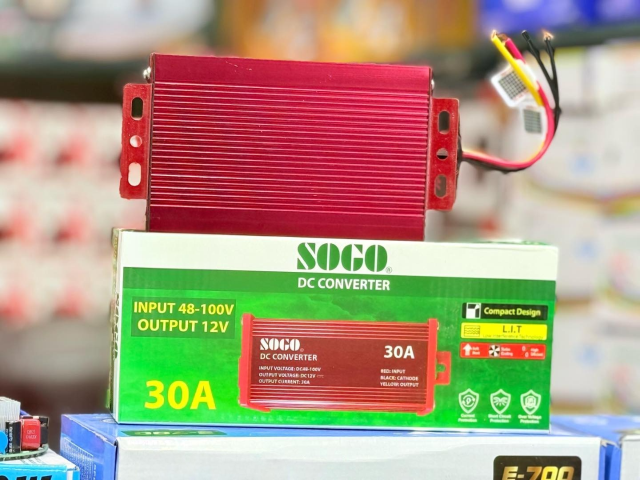SOGO 30A DC Converter | 48-72V to 12V Step Down Voltage Regulator