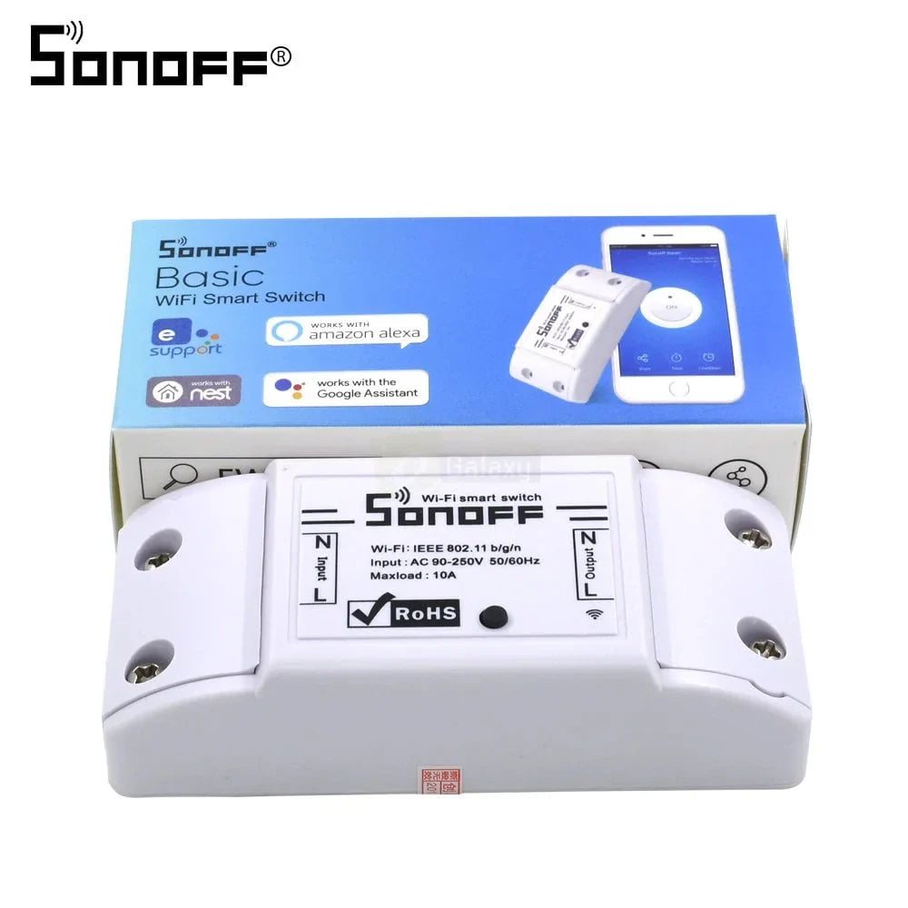 SONOFF Basic 10A WiFi Remote Switch Smart Wireless Automation Module