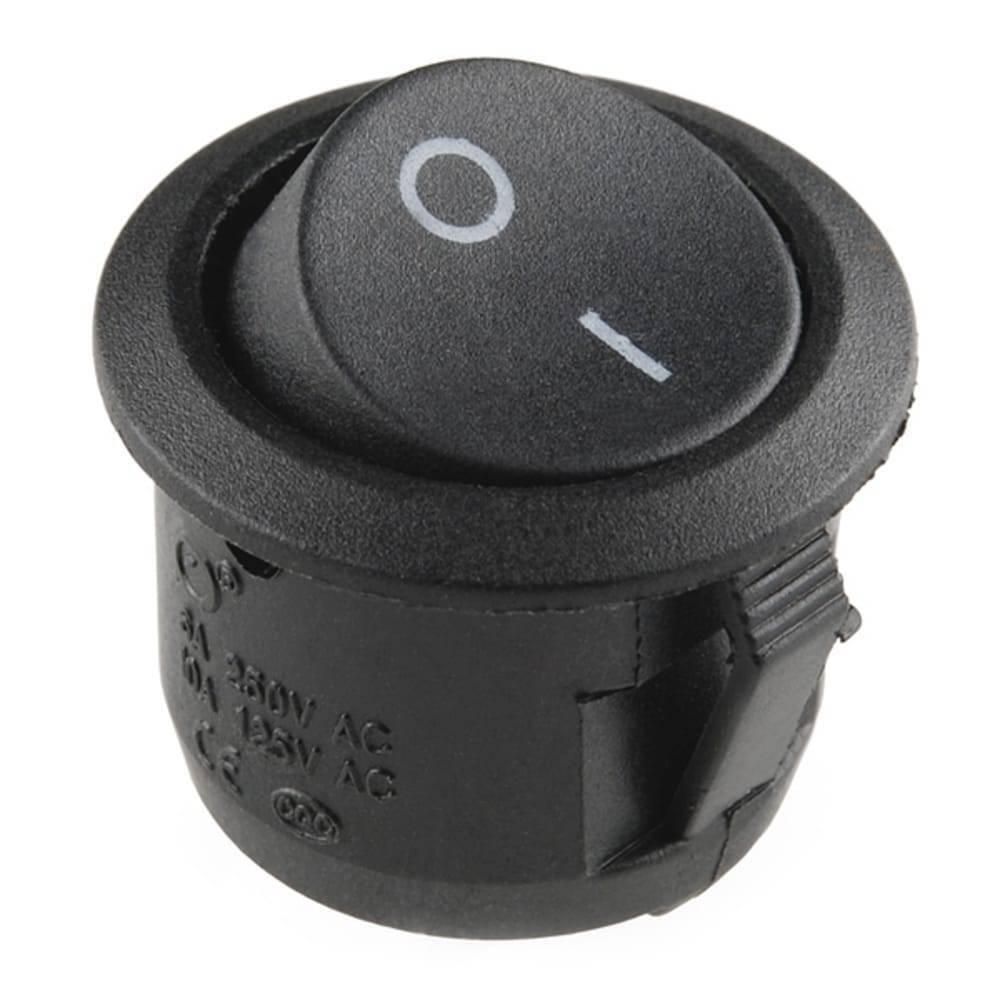 Kcd-107 Spst Round Rocker Switch Button