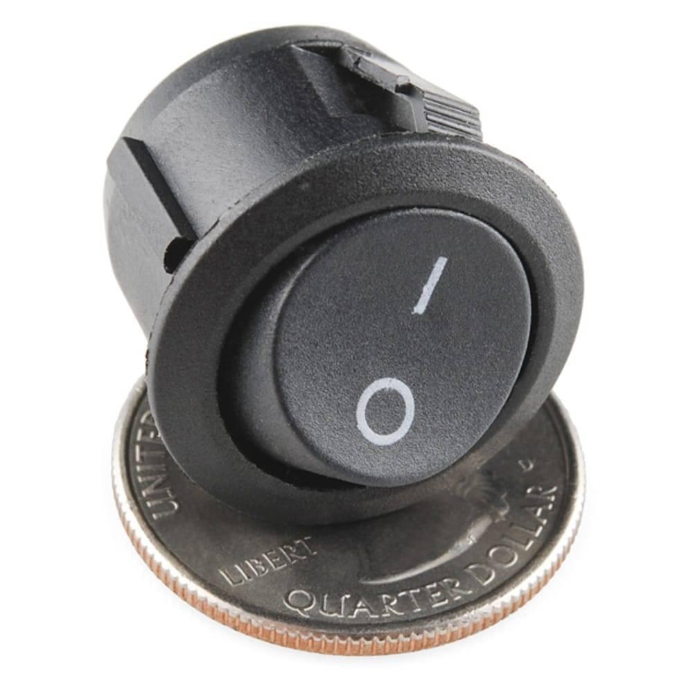 Kcd-107 Spst Round Rocker Switch Button