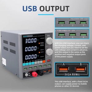 SUGON 3010PM Programmable DC Power Supply 30V 10A Voltage Current Regulator Stabilized Power Supply Voltage Switch AC 220V 110V