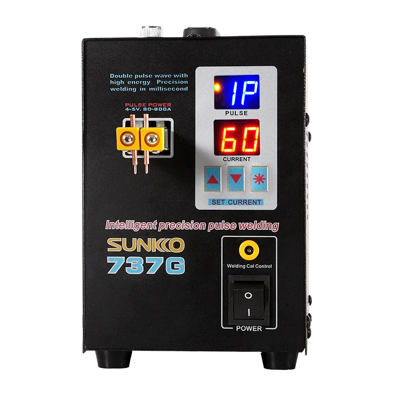 SUNKKO 737G Spot Welder Double Pulse Precision Welding Machine for 18650 Lithium Battery Welding 1.5KW Spot Welder